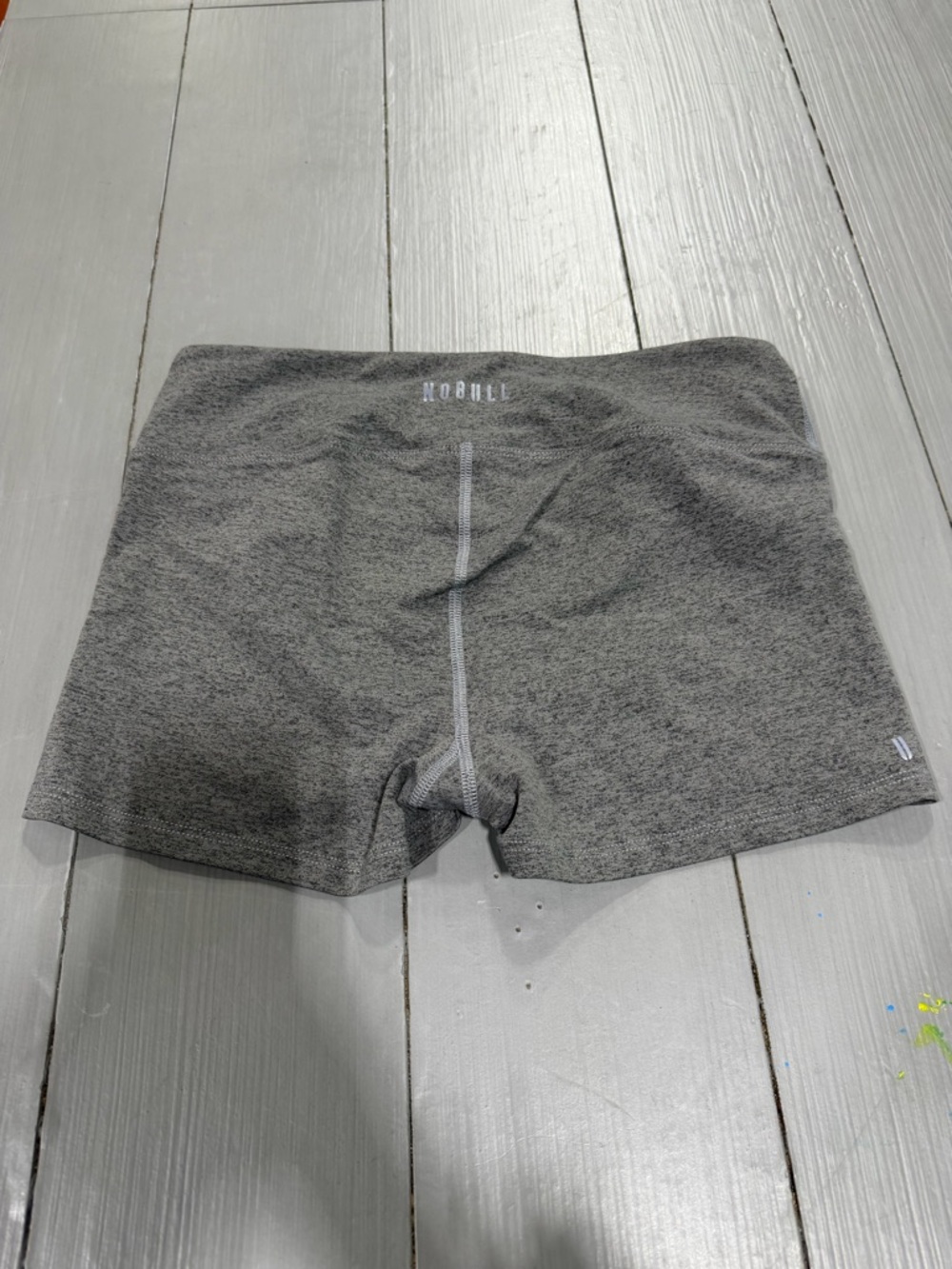 NOBULL Heathered Gray Women's Performance Bike Shorts